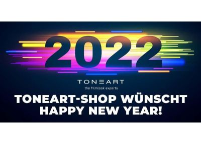 TONEART-Shop wünscht ein Frohes Neues Jahr 2022!