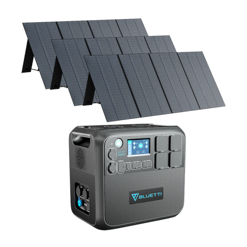 BLUETTI AC200MAX + 3x PV350 Stromaggregat Solar