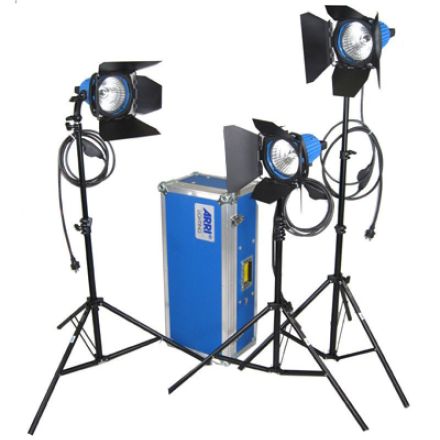 ARRI ARRILITE 750 Plus, 3 Kunstlicht-Set mit Räder