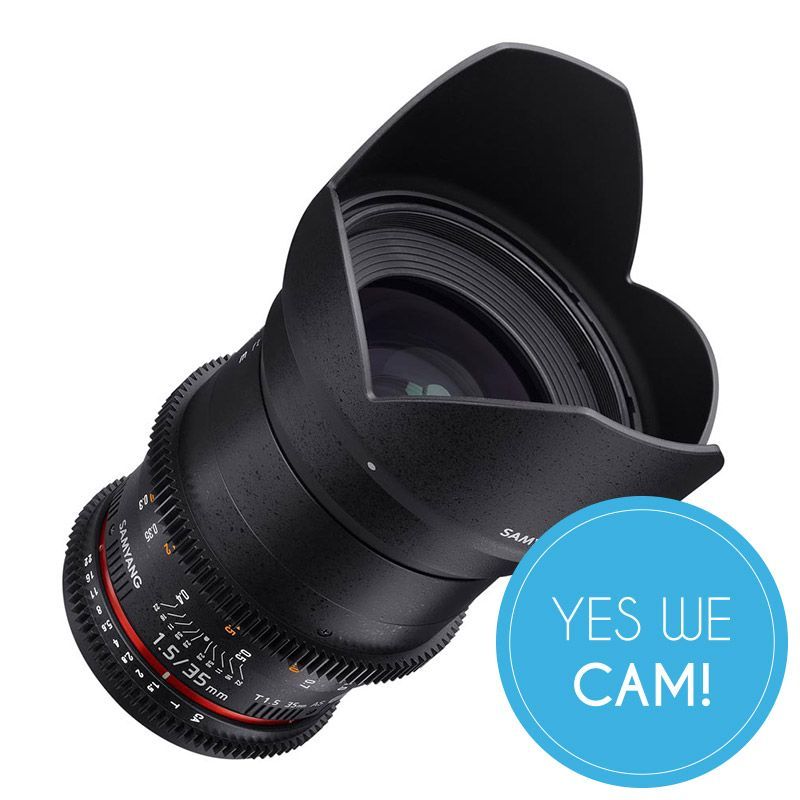 Samyang 35mm T1.5 VDSLR II Objektiv für MFT