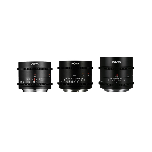 LAOWA Prime Cine Bundle 7,5mm/10mm/17mm für MFT