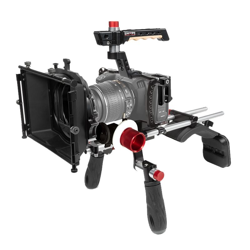 SHAPE Blackmagic Pocket Cinema 4K / 6K Shoulder Mount, Matte Box, Follow Focus