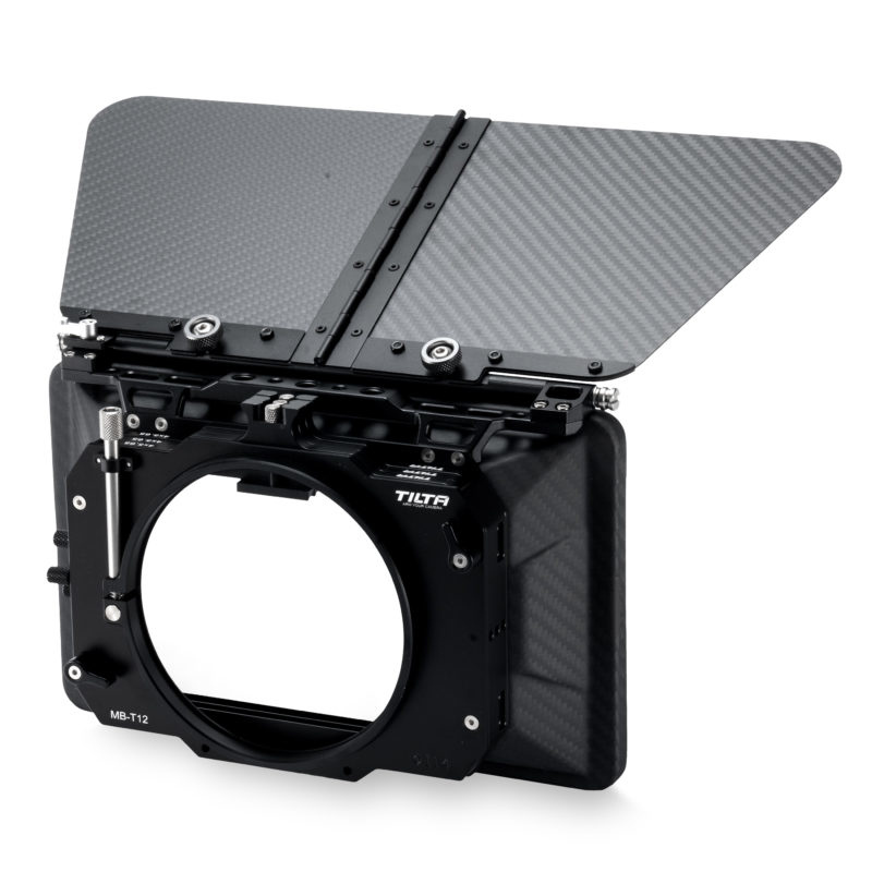 Tilta 4x5.65 Carbon Fiber Matte Box Clamp-on with Single Backing - 114mm