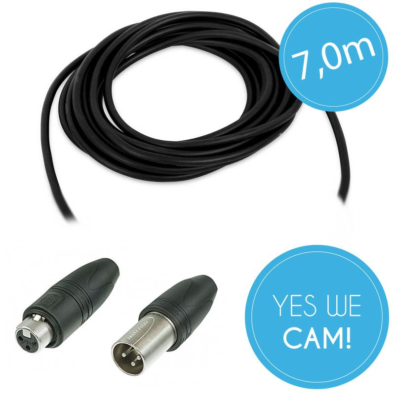 XLR-Kabel 7 Meter - 3-polig